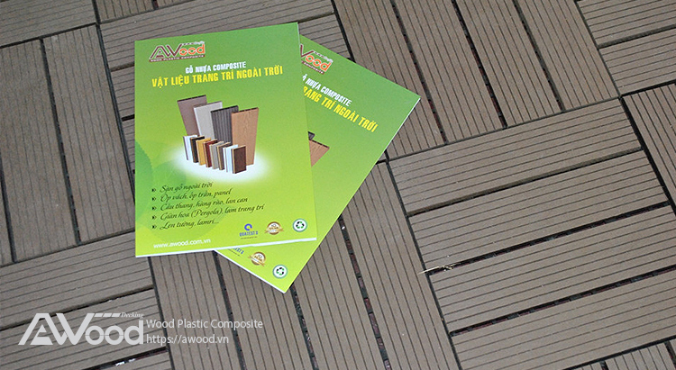 Thanh lam gỗ nhựa AWood ốp trang trí ngoại thất sang trọng